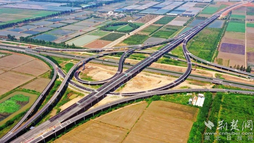 硚孝高速二期工程02。來源：湖北日?qǐng)?bào).jpg.jpg